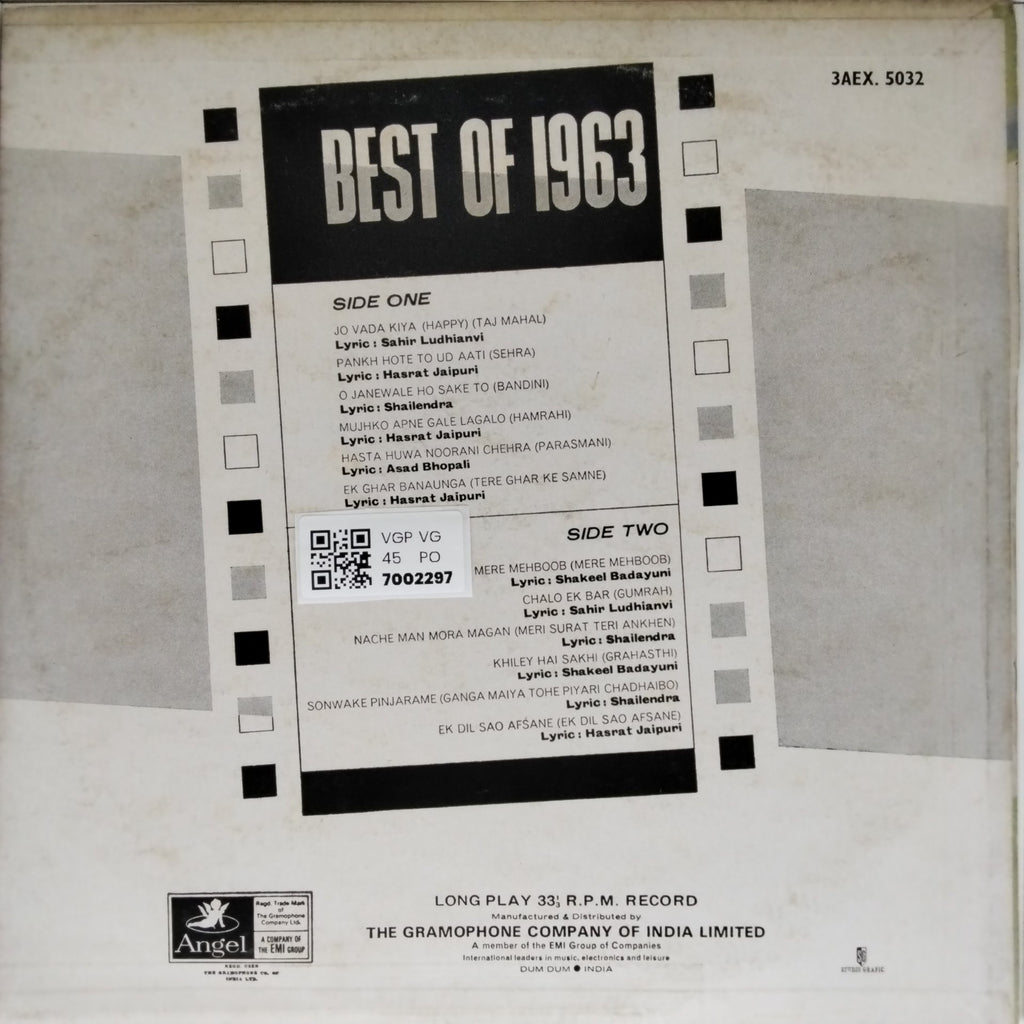 Various - Best of 1963 (Vinyl)