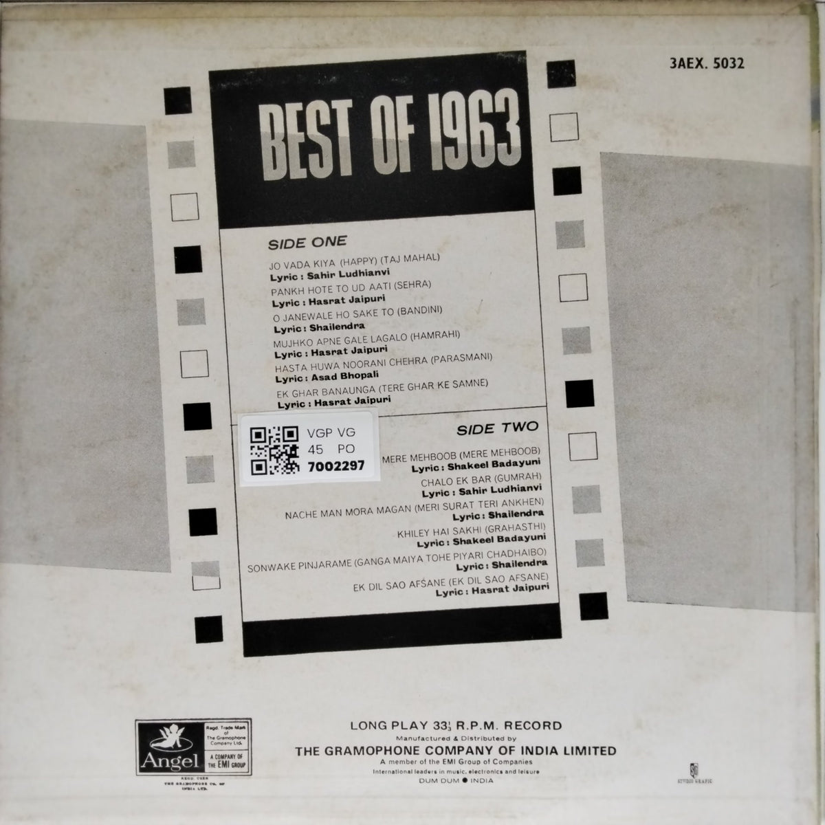 Various - Best of 1963 (Vinyl)