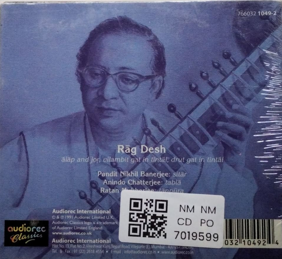 Nikhil Banerjee - Rāg Desh (CD)