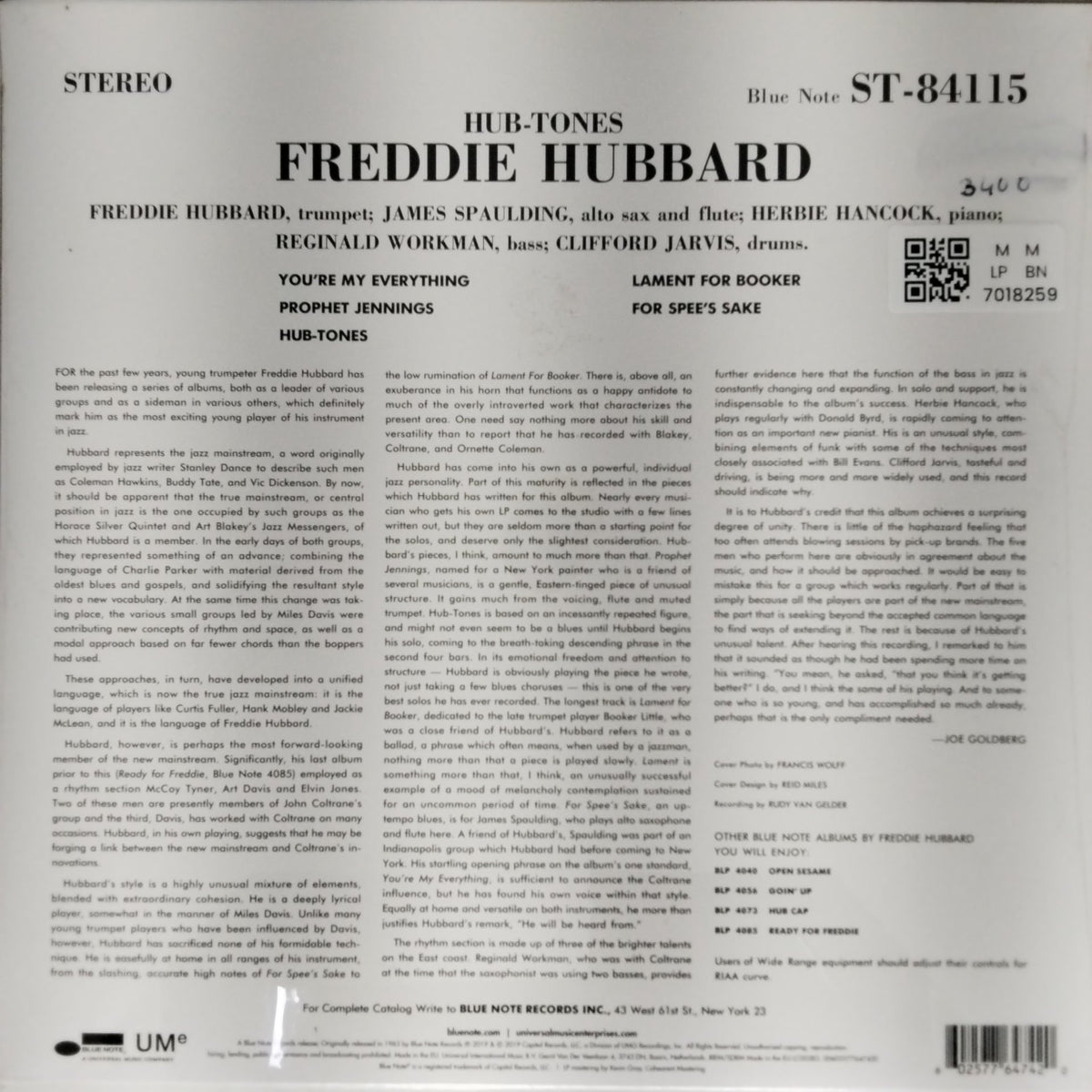 Freddie Hubbard - Hub-Tones (Vinyl)