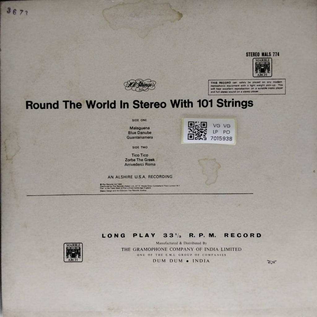 101 Strings - Round The World In Stereo With 101 Strings (Vinyl)