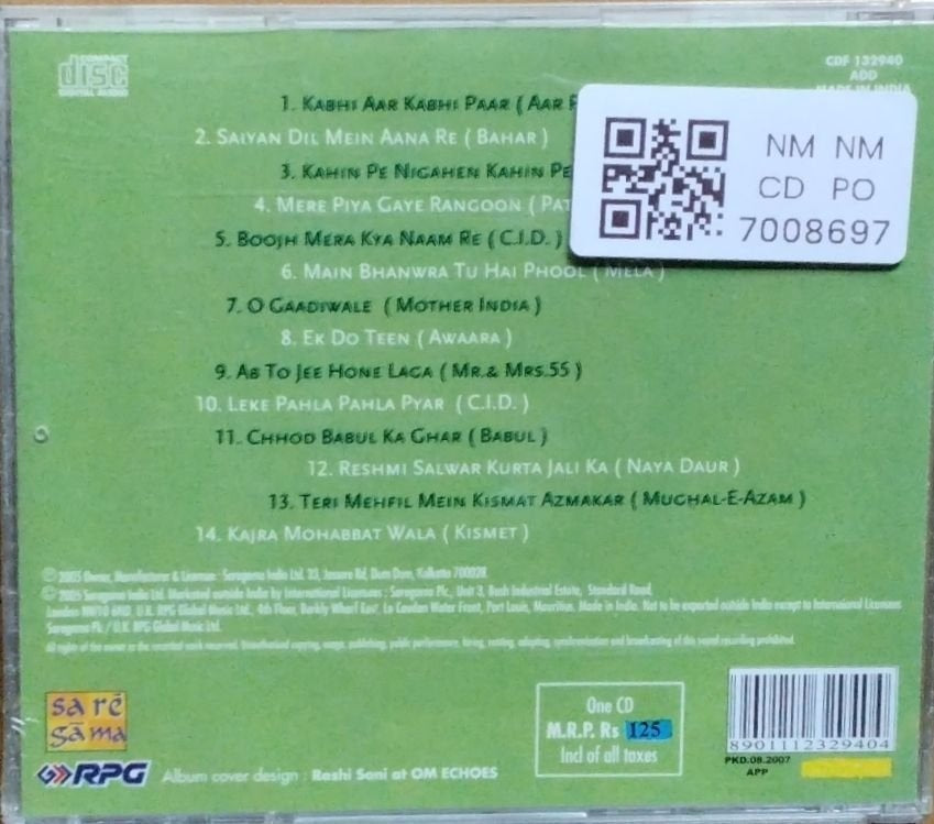 Shamshad Begum - Greatest Hits - Her Finest Ever (CD)
