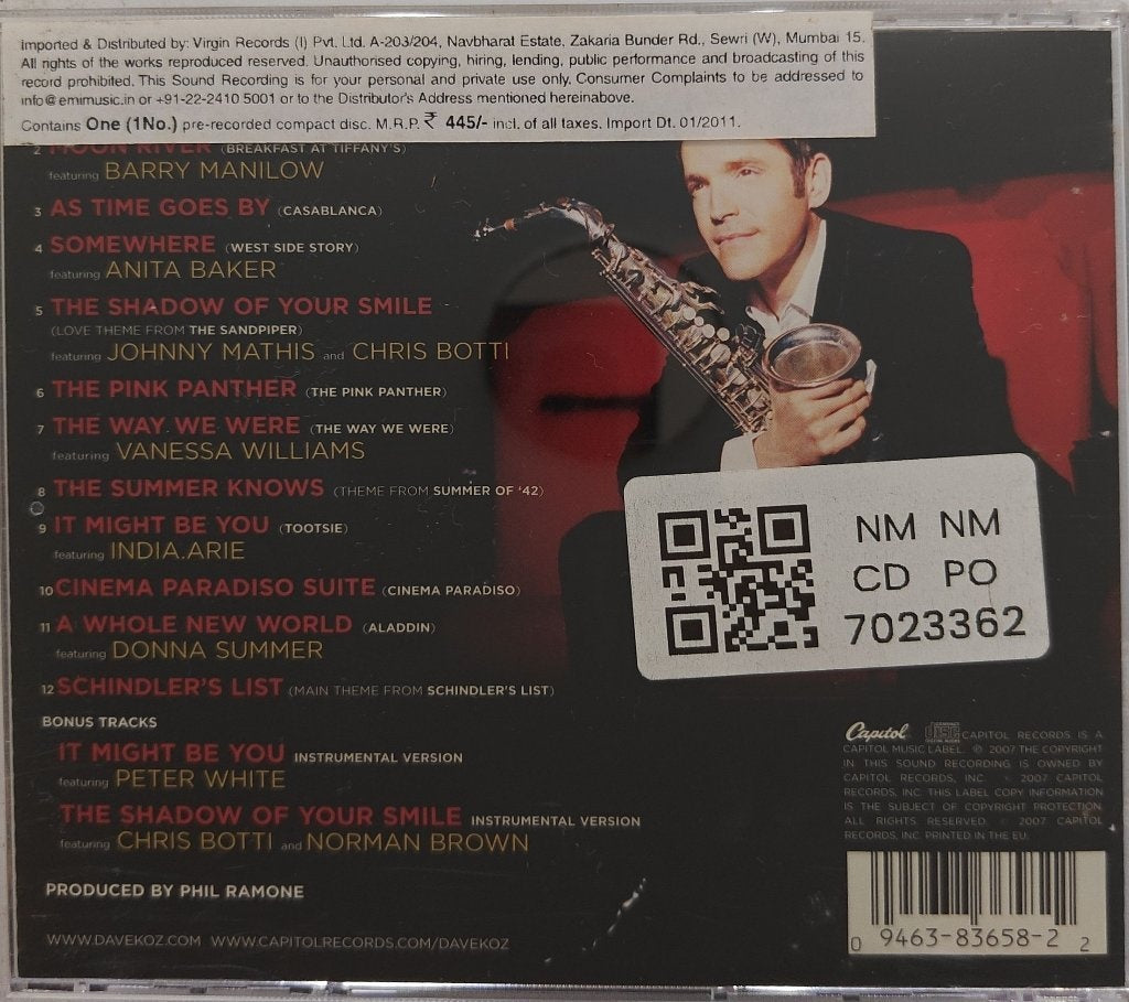 Dave Koz - At The Movies (CD)