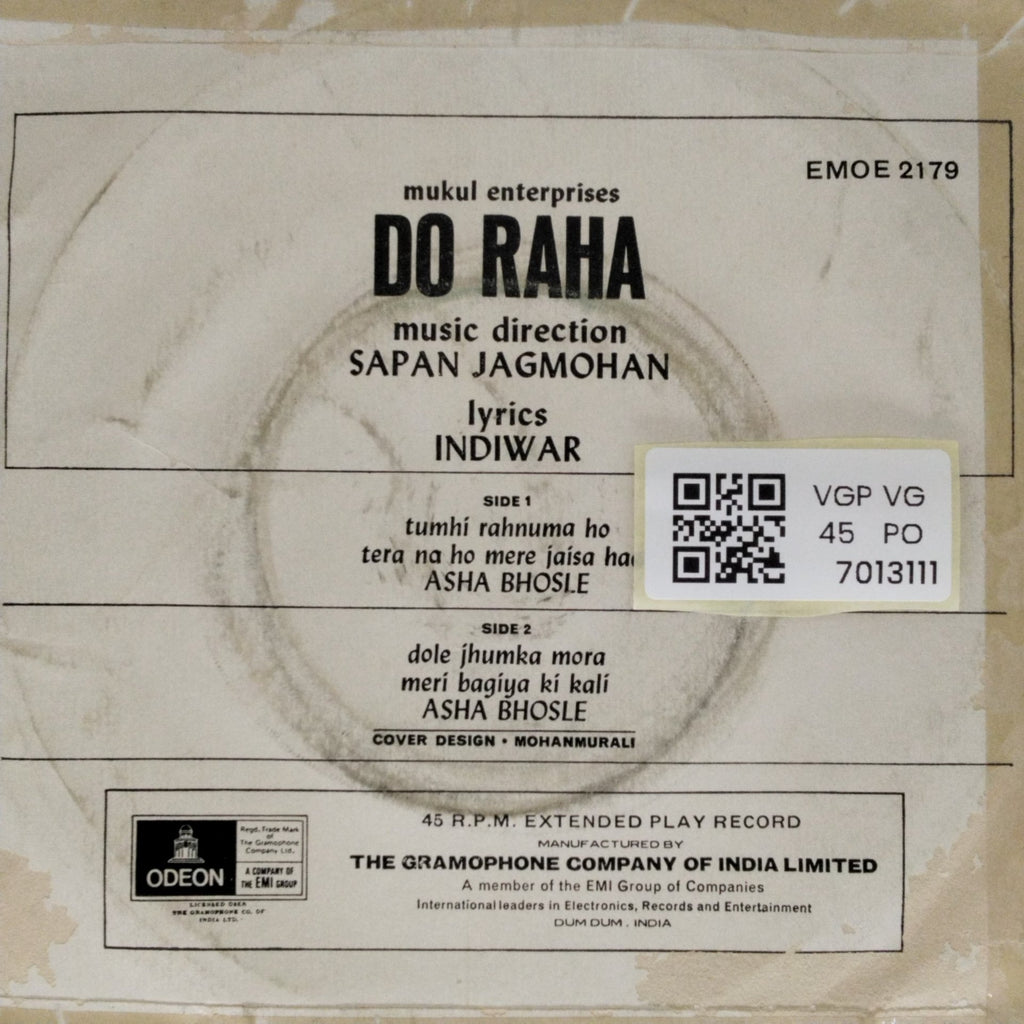 Sapan Jagmohan - Do Raha (45-RPM)