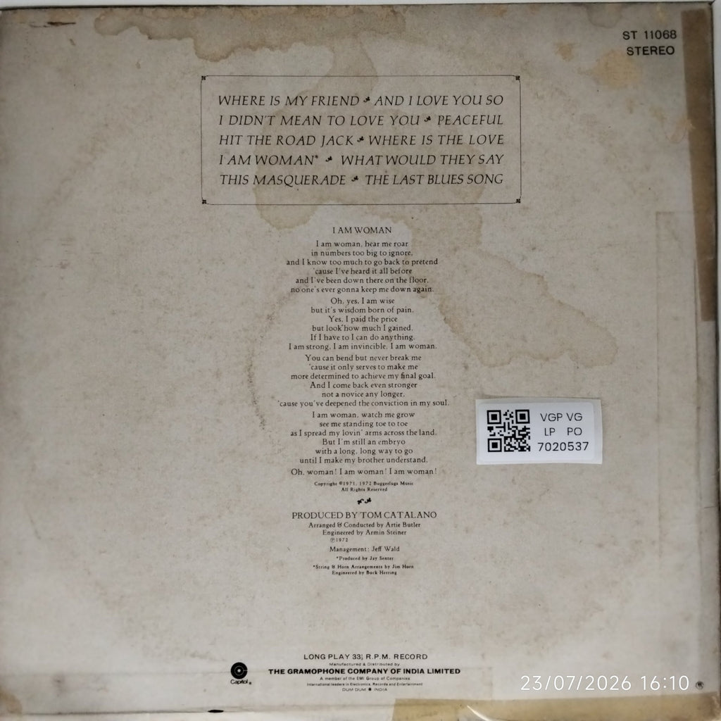 Helen Reddy - I Am Woman (Vinyl)
