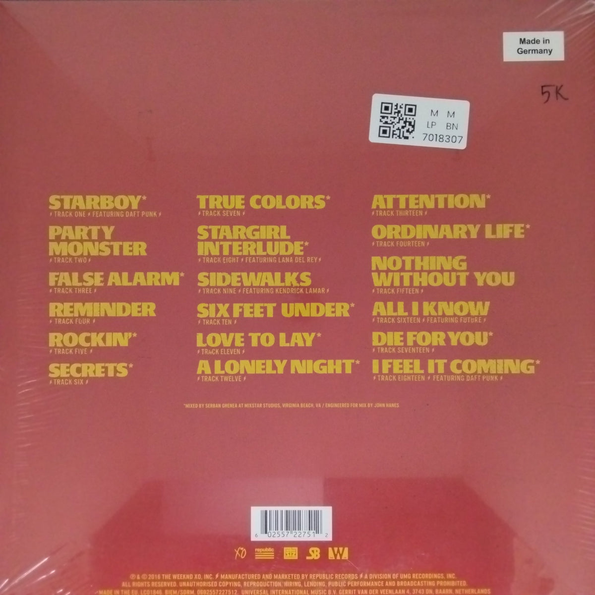 The Weeknd - Starboy (Vinyl) (2)