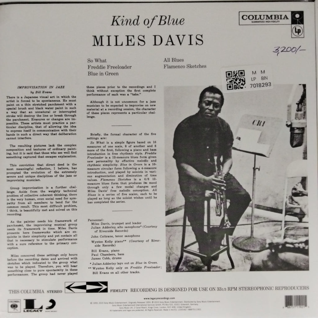 Miles Davis - Kind of Blue (Vinyl)