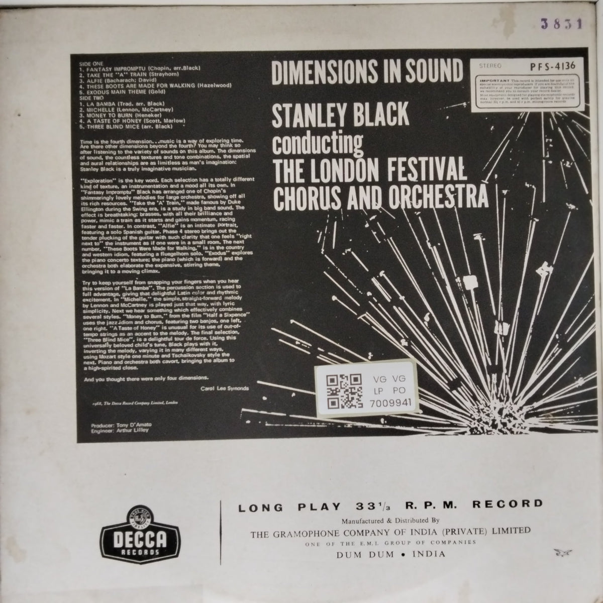Stanley Black - Dimensions in Sound (Vinyl)