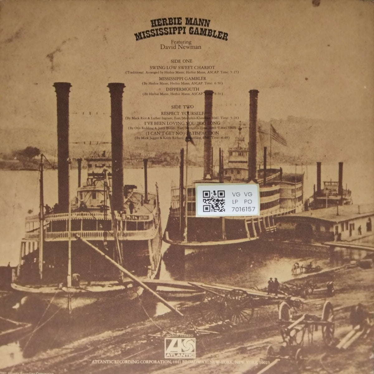 Herbie Mann - Mississippi Gambler (Vinyl)