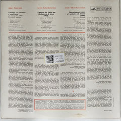 Aram Khachaturian - Concerto for Violin and Orchestra (Vinyl)