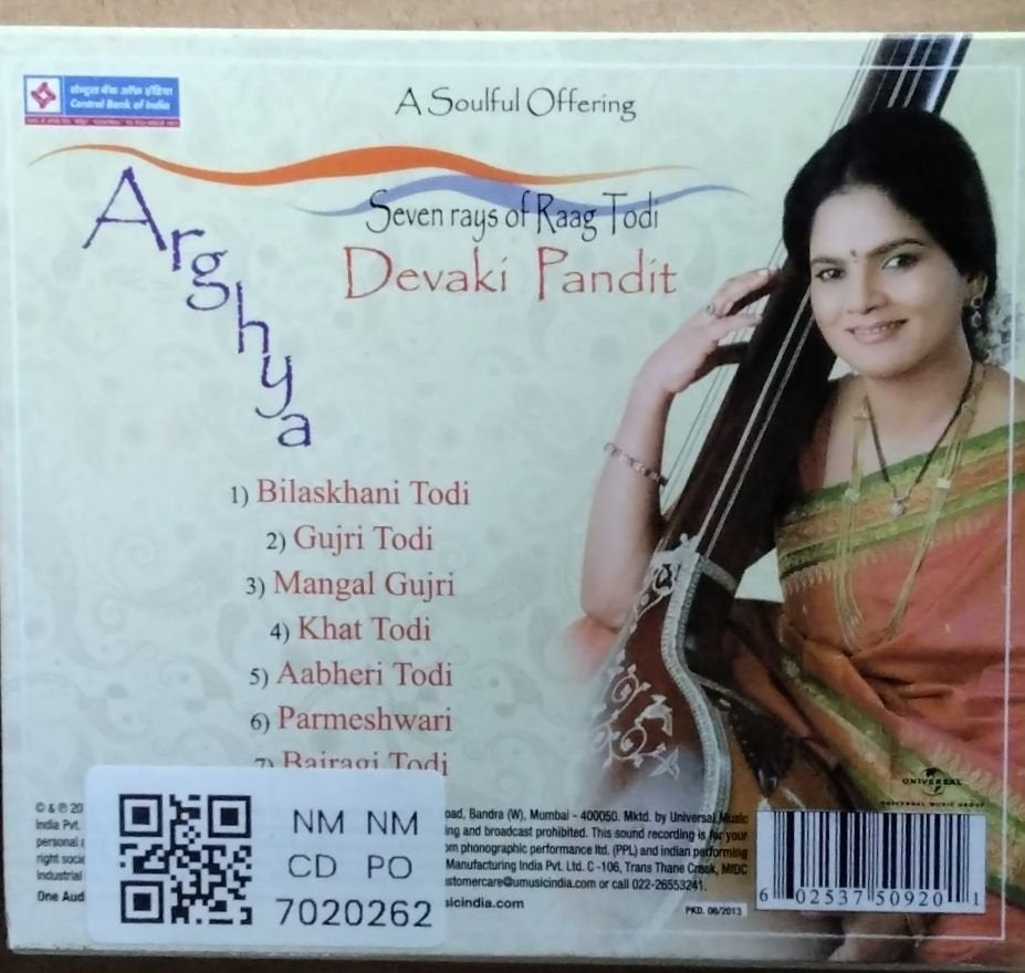 Devaki Pandit - Arghya (CD)
