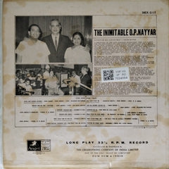 O.P. Nayyar - The Inimitable O.P. Nayyar (Vinyl)