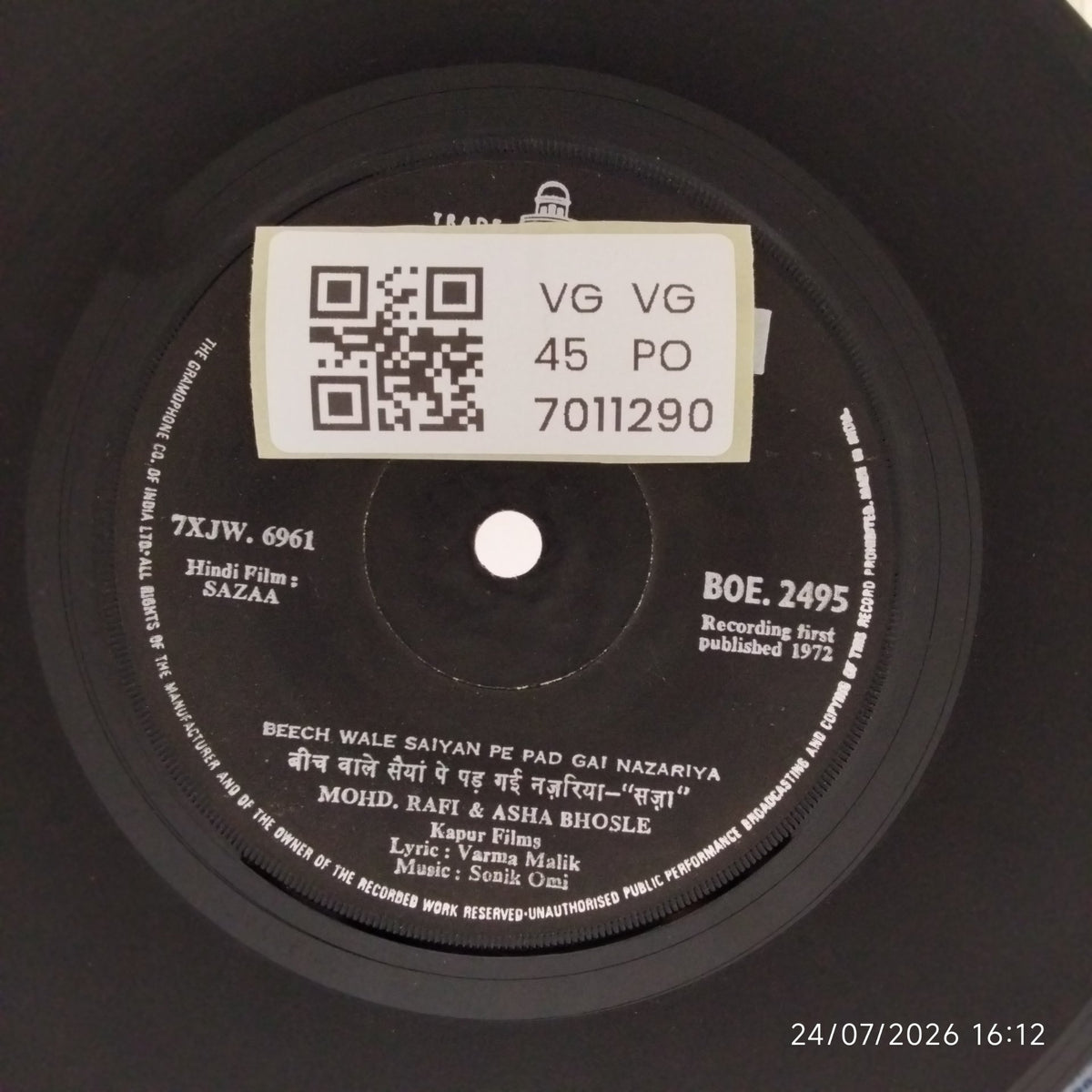 Sonik Omi - Sazaa (45-RPM)