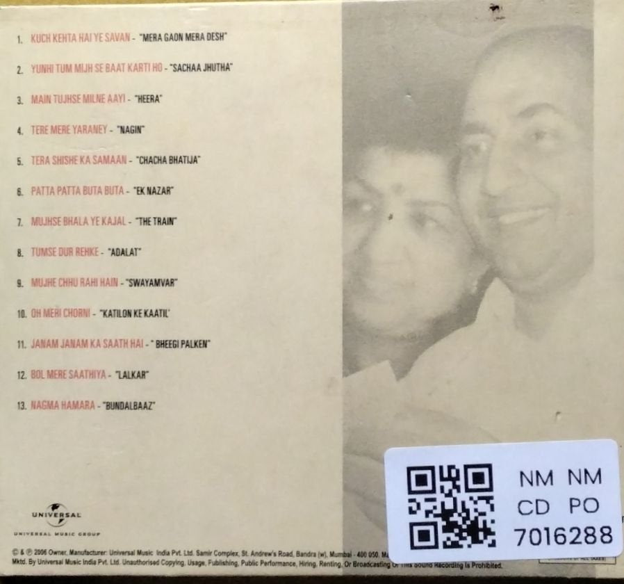 Lata Mangeshkar, Mohammed Rafi - The Finest Moments: Lata & Rafi (CD)
