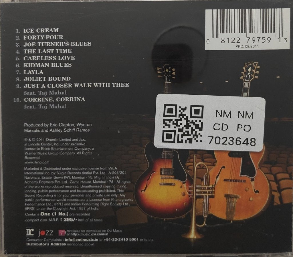 Wynton Marsalis, Eric Clapton - Play the Blues: Live from Jazz at Lincoln Center (CD)