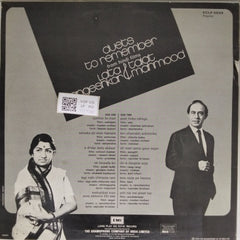 Lata Mangeshkar, Talat Mahmood - Duets to Remember (Vinyl)