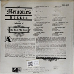 Mukesh - Memories (Vinyl)
