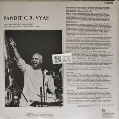 C. R. Vyas - Raga: Shivmat-Bhairav / Raga: Poorvi (Vinyl)