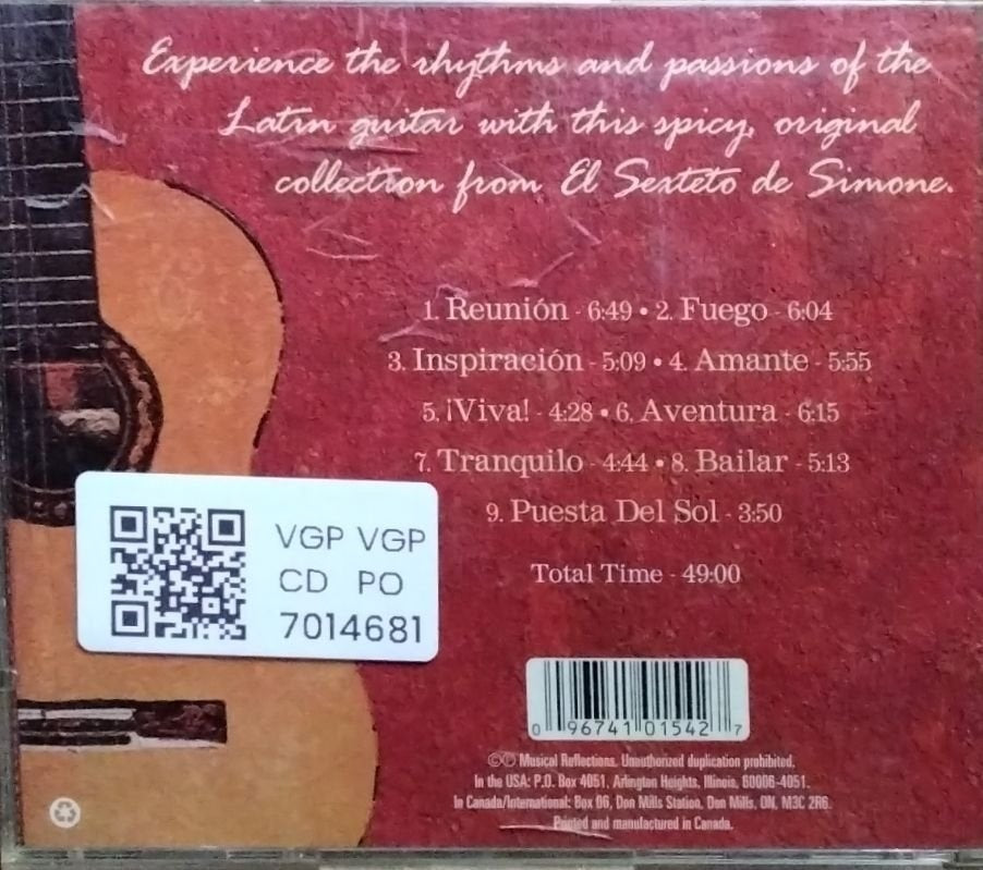 Silvio Simone - Picante Latin Guitar (CD)