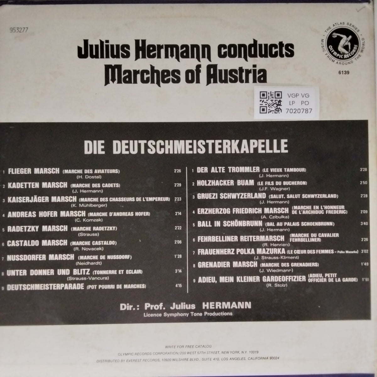 Julius Hermann - Marches of Austria (Vinyl)