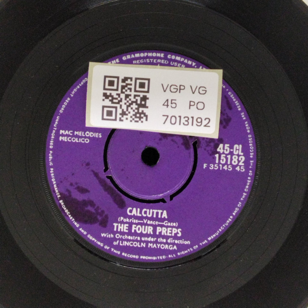 The Four Preps - Gone Are The Days / Calcutta (45-RPM)