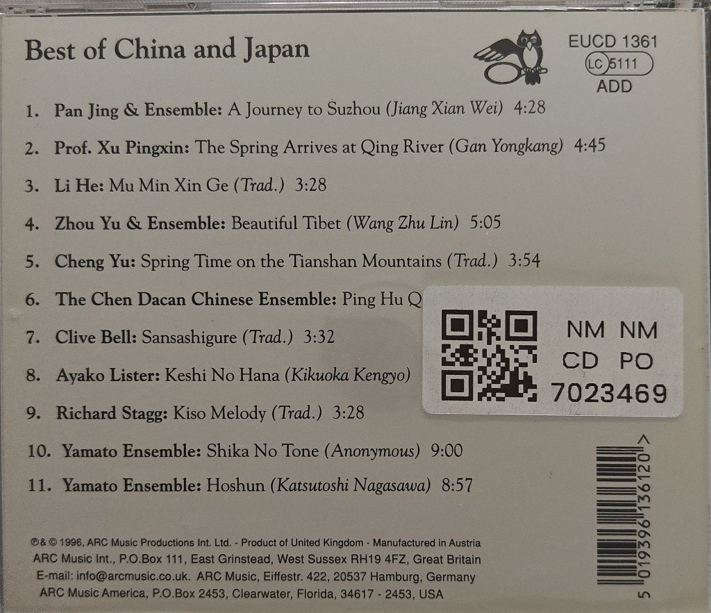 Various - Best of China and Japan (CD)