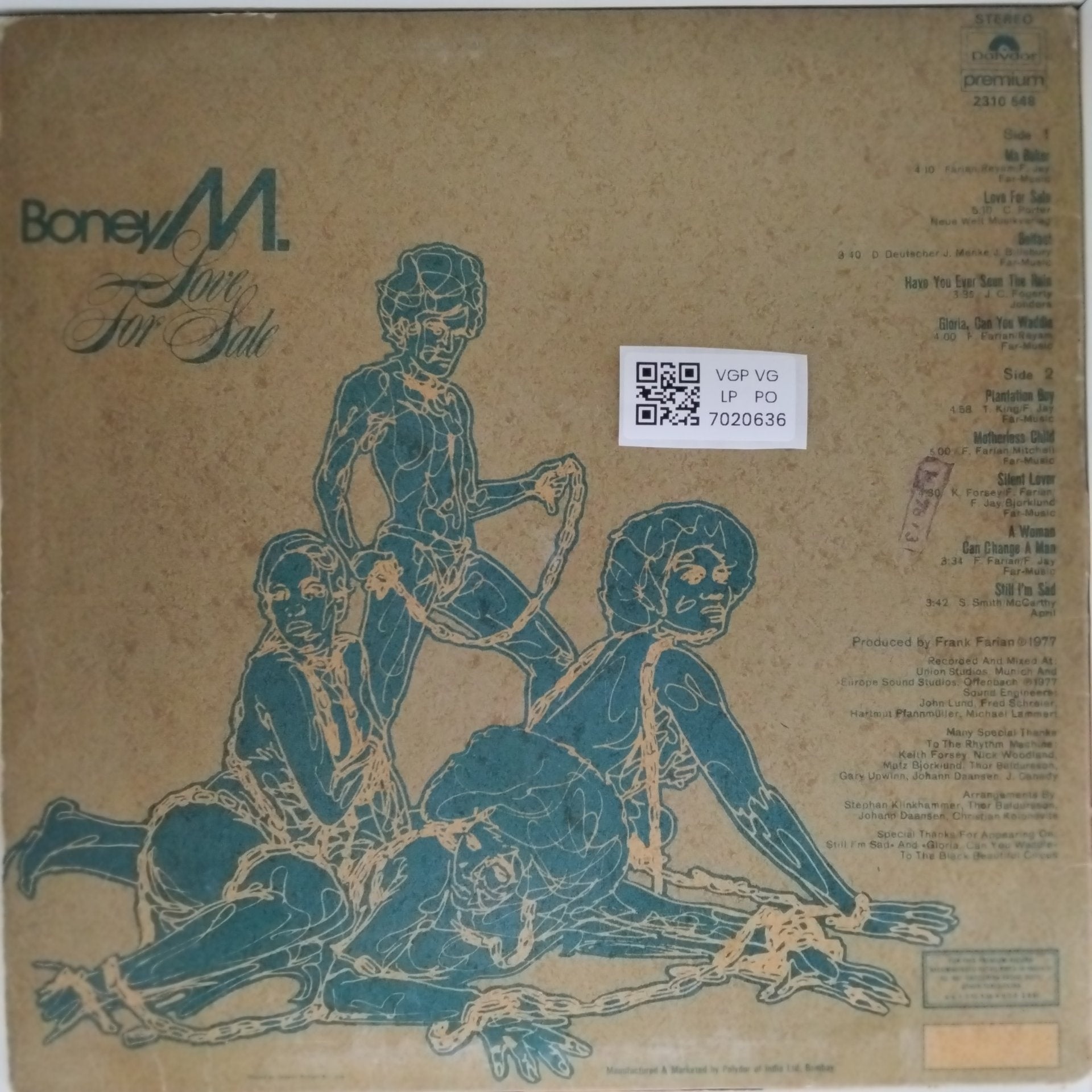Boney M. - Love for Sale (Vinyl)