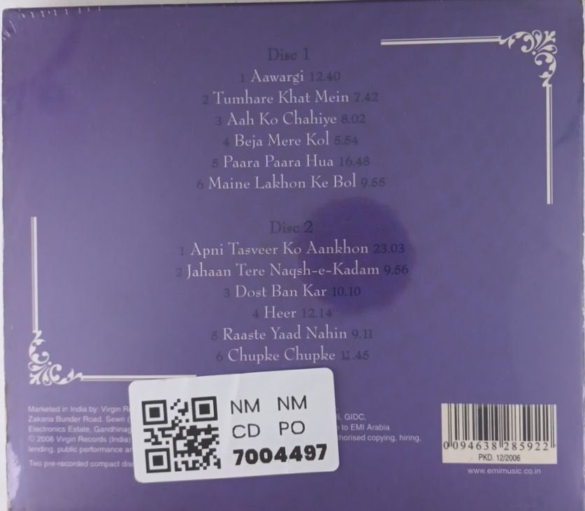 Ghulam Ali - Kohinoor - The Timeless Classics (CD) (2)