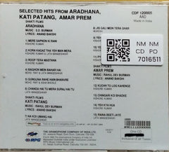 S.D. Burman, Rahul Dev Burman - Selected Hits from Aradhana, Kati Patang, Amar Prem (CD)