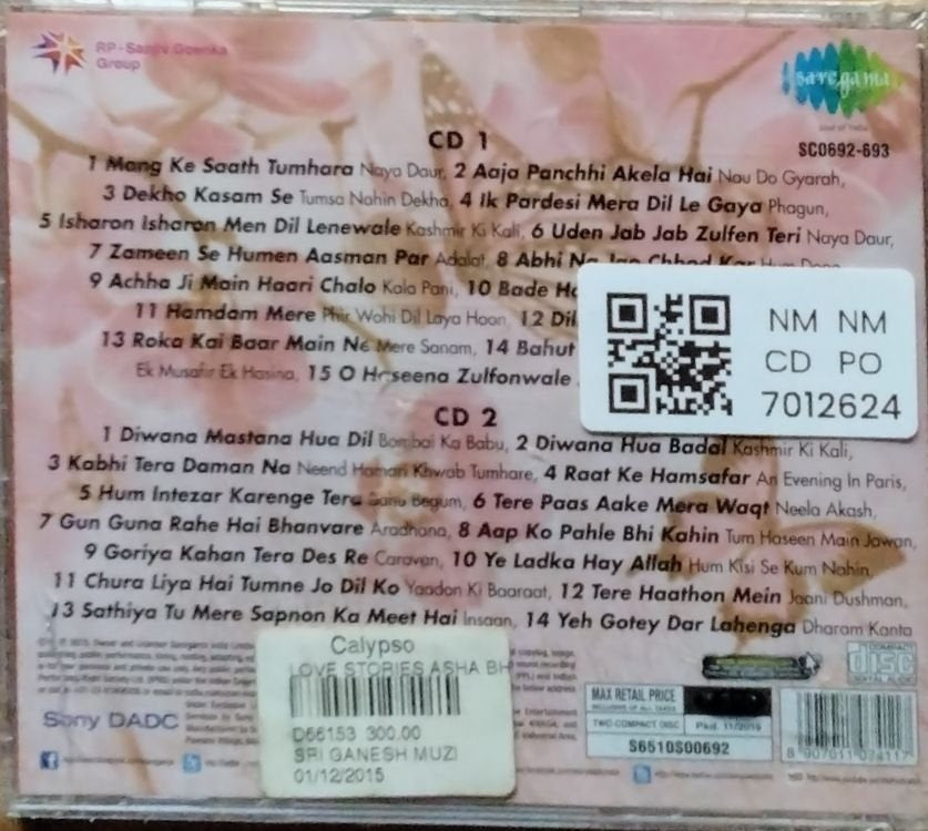 Asha Bhosle, Mohd. Rafi - Love Stories (CD) (2)
