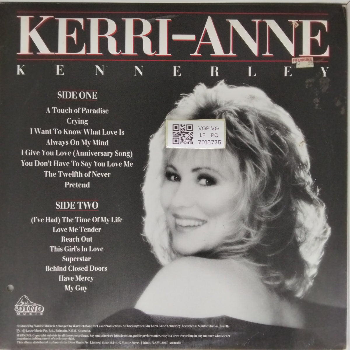 Kerri-Anne Kennerley - Kerri-Anne Kennerley (Vinyl)