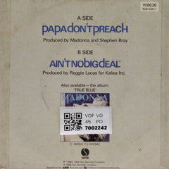 Madonna - Papa Don't Preach (45-RPM)