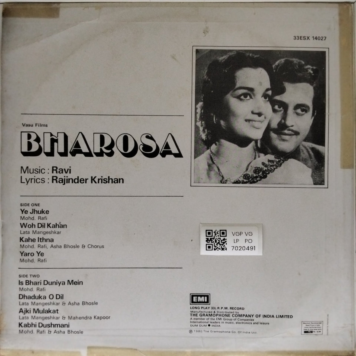Ravi - Bharosa (Vinyl)