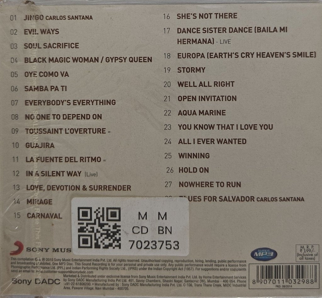 Santana - The Very Best of Santana (MP3 CD) (CD)