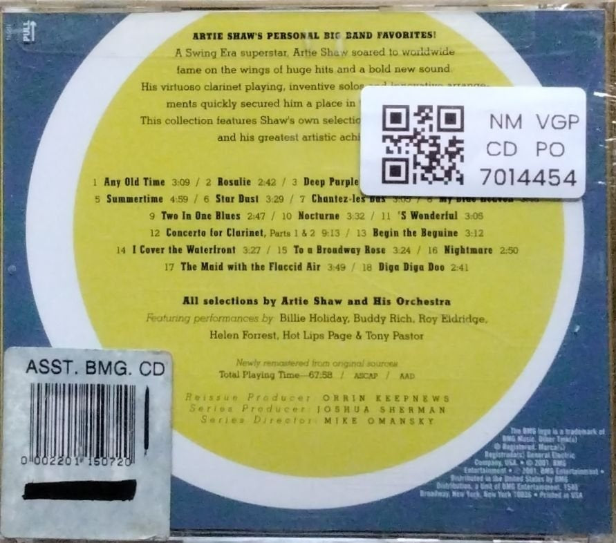 Artie Shaw - The Very Best Of Artie Shaw (CD)
