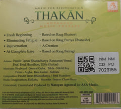 Pandit Tarun Bhattacharya, Prof. Fred Hamilton - Thakān (CD)