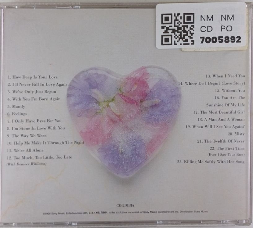 Johnny Mathis - The Love Songs (CD)