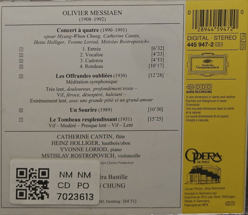 Myung-Whun Chung - Concert à Quatre (CD)