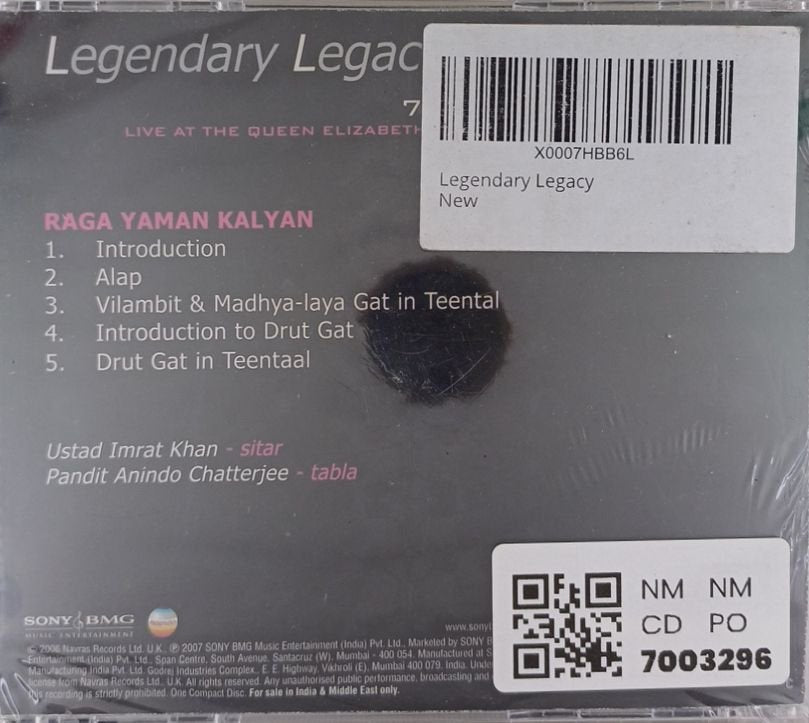 Ustad Imrat Khan - Legendary Legacy (CD)