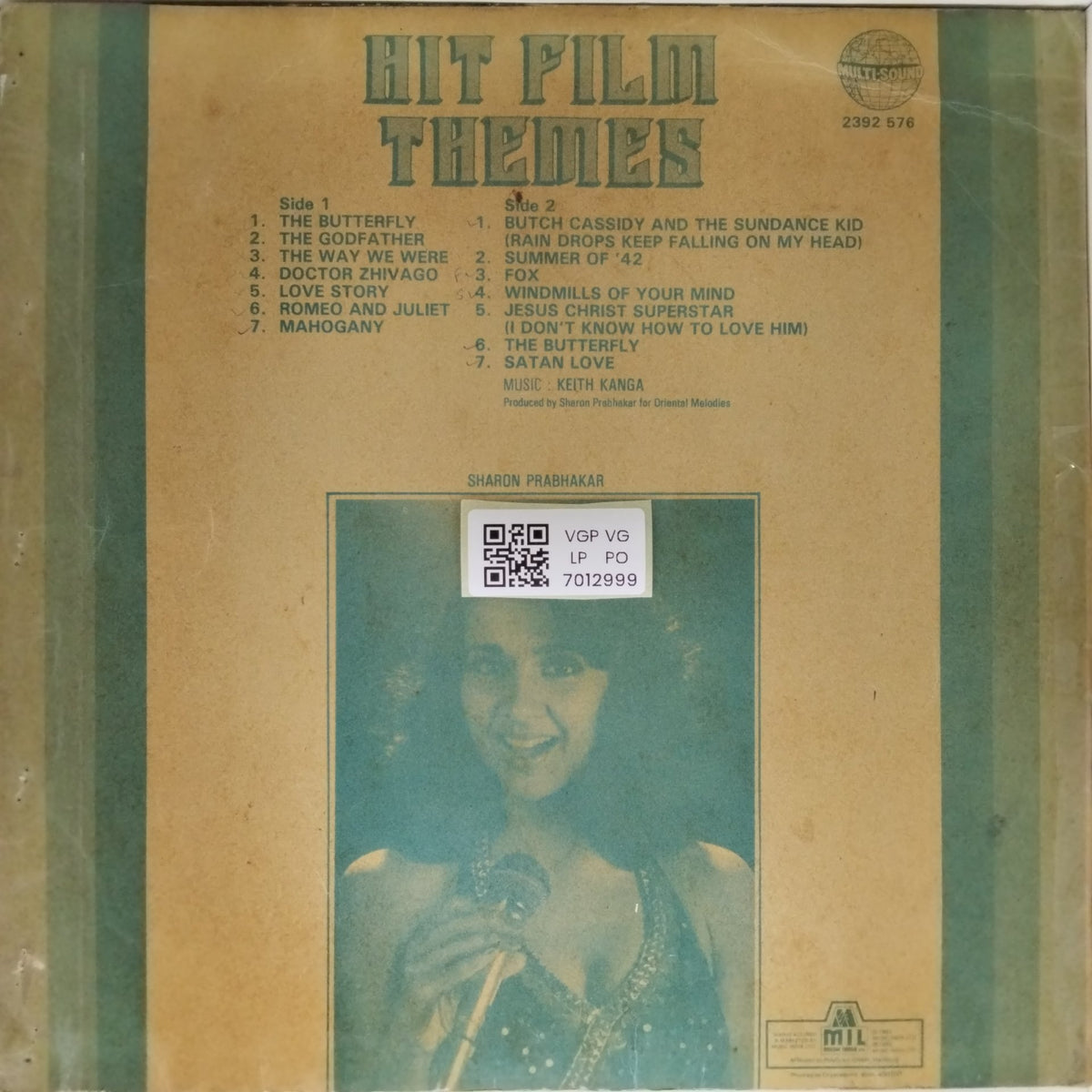 Keith Kanga, Sharon Prabhakar - Hit Film Themes (Vinyl)