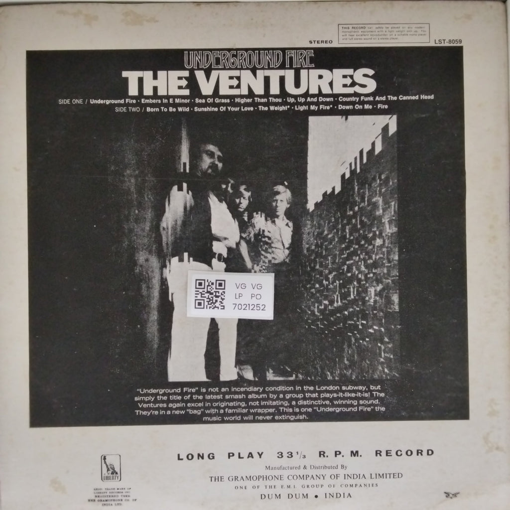 The Ventures - Underground Fire (Vinyl)