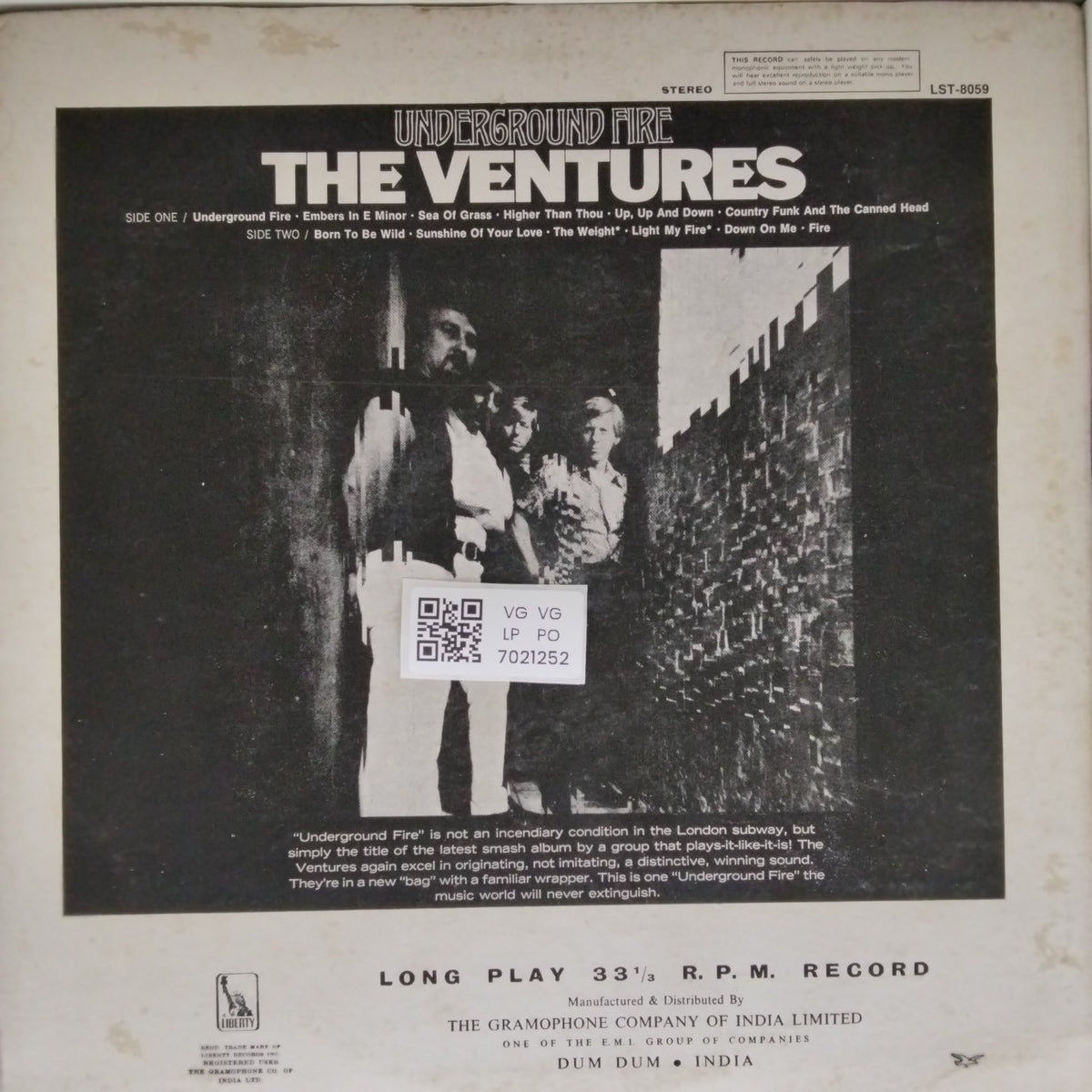 The Ventures - Underground Fire (Vinyl)