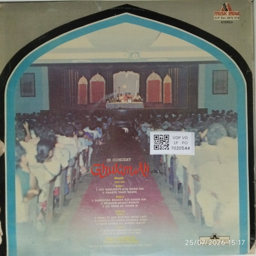 Ghulam Ali - In Concert (Vinyl)