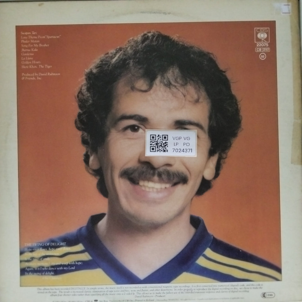 Devadip Carlos Santana - The Swing of Delight (Vinyl) (2)