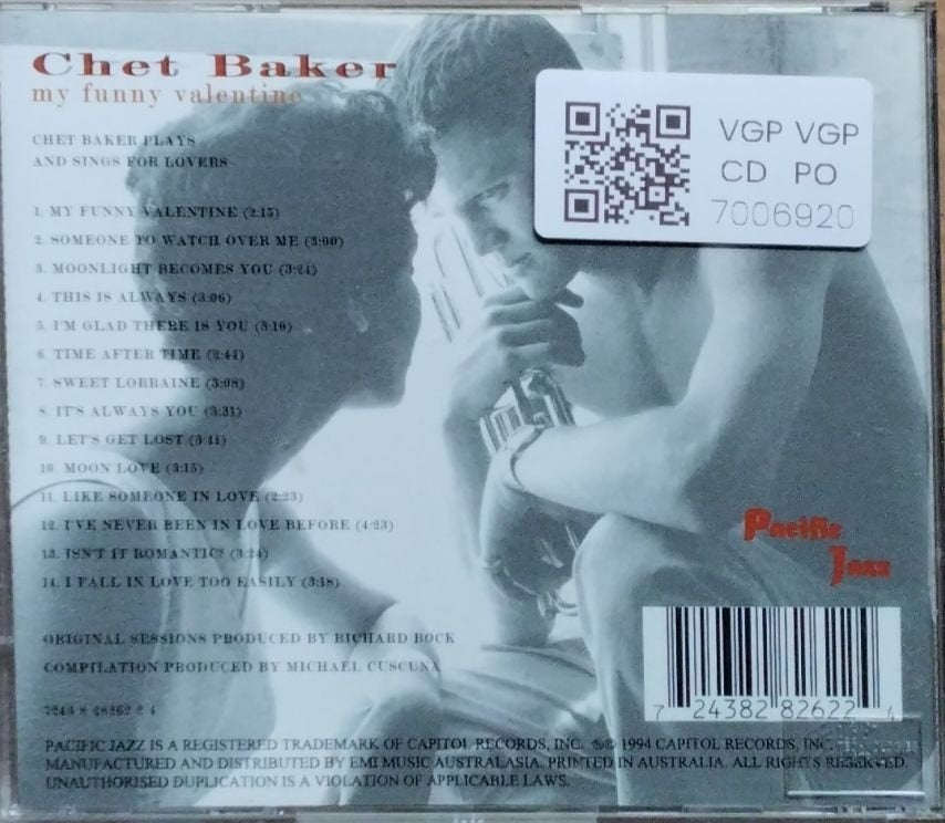 Chet Baker - My Funny Valentine (CD)