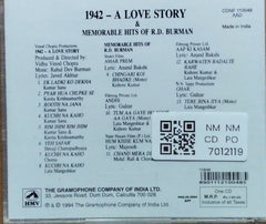 Rahul Dev Burman - 1942 A Love Story (CD)