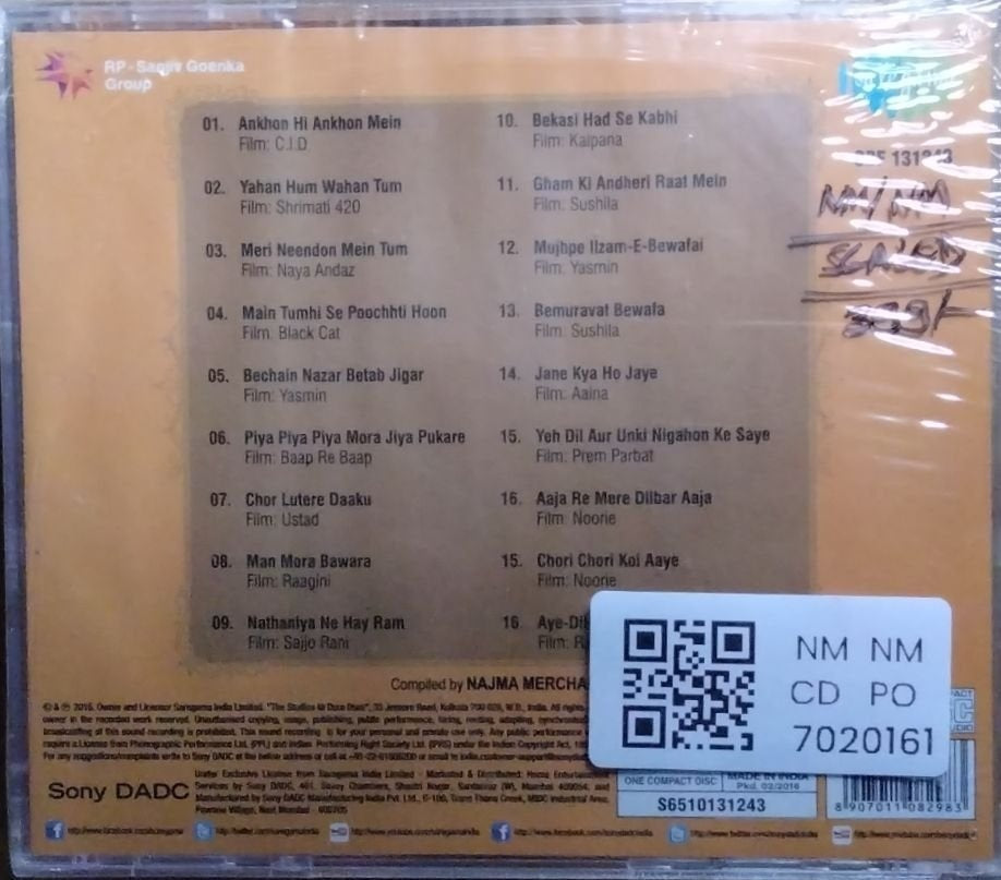 Jan Nisar Akhtar - Oldies but Goldies (CD)