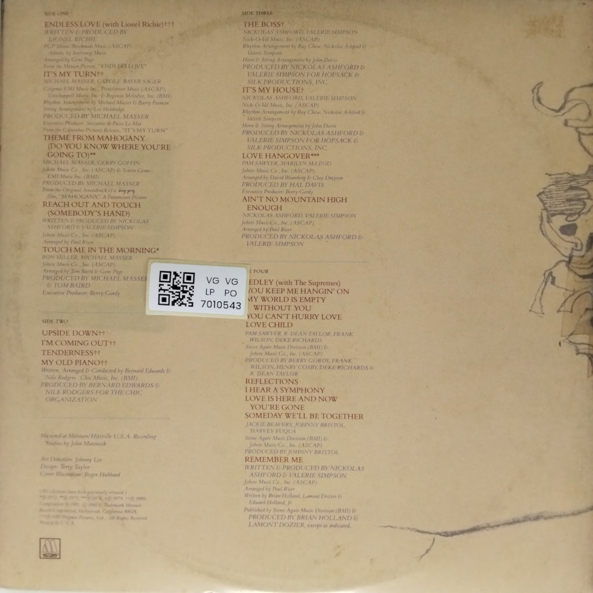 Diana Ross - All The Great Hits (Vinyl) (2)