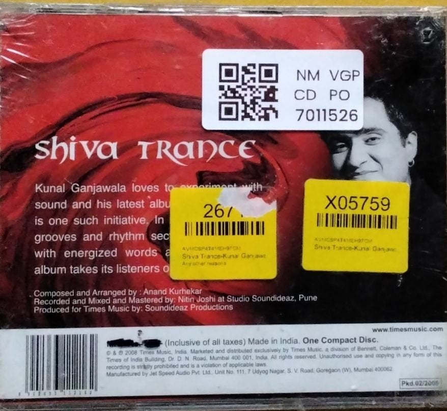 Kunal Ganjawala - Shiva Trance (CD)