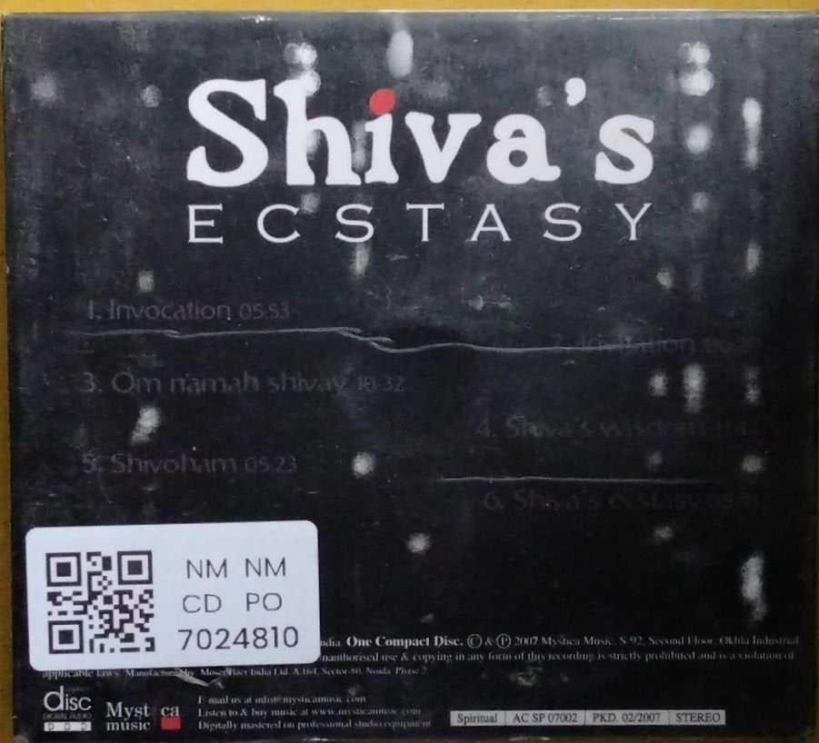 Anandmurti Gurumaa - Shiva's Ecstasy (CD)